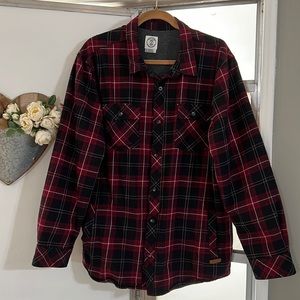 Mens flannel thermo jacket XXL